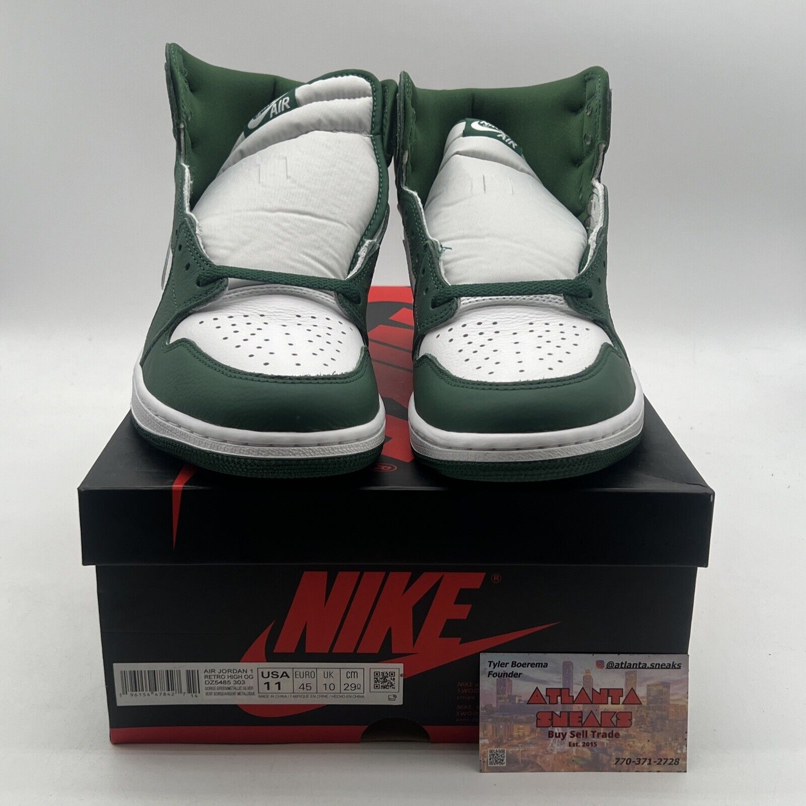 Size 11 - Air Jordan 1 Retro OG High Gorge Green (DZ5485-303)