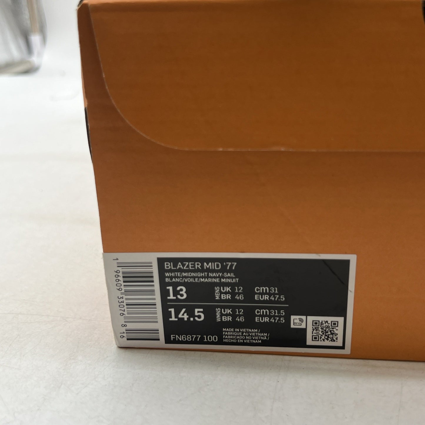 Size 13 - Nike Blazer '77 Mid Washed Denim (FN6877-100)