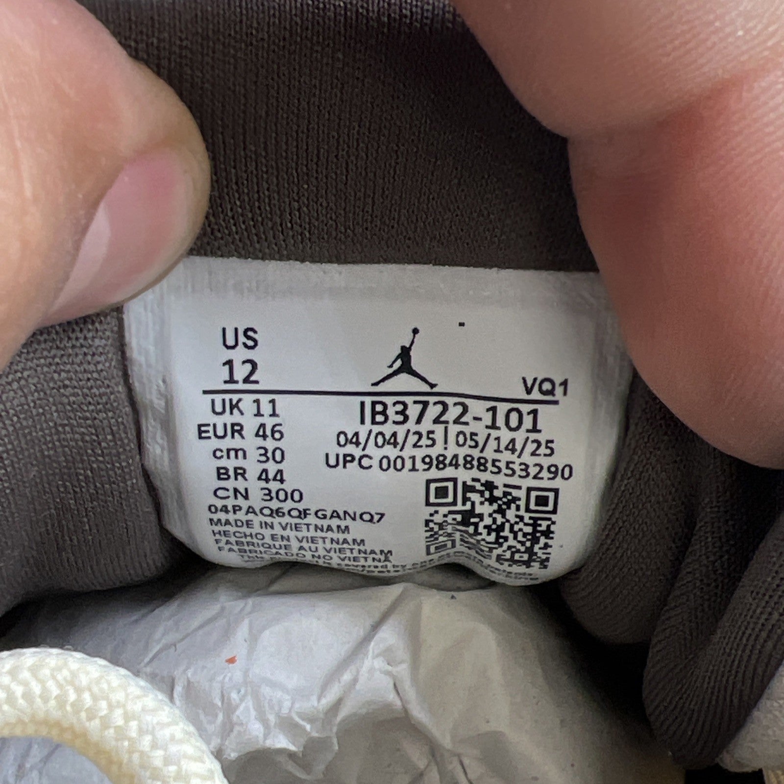 Size 12 - Air Jordan Trunner O/S Light Orewood Brown (IB3722-101)