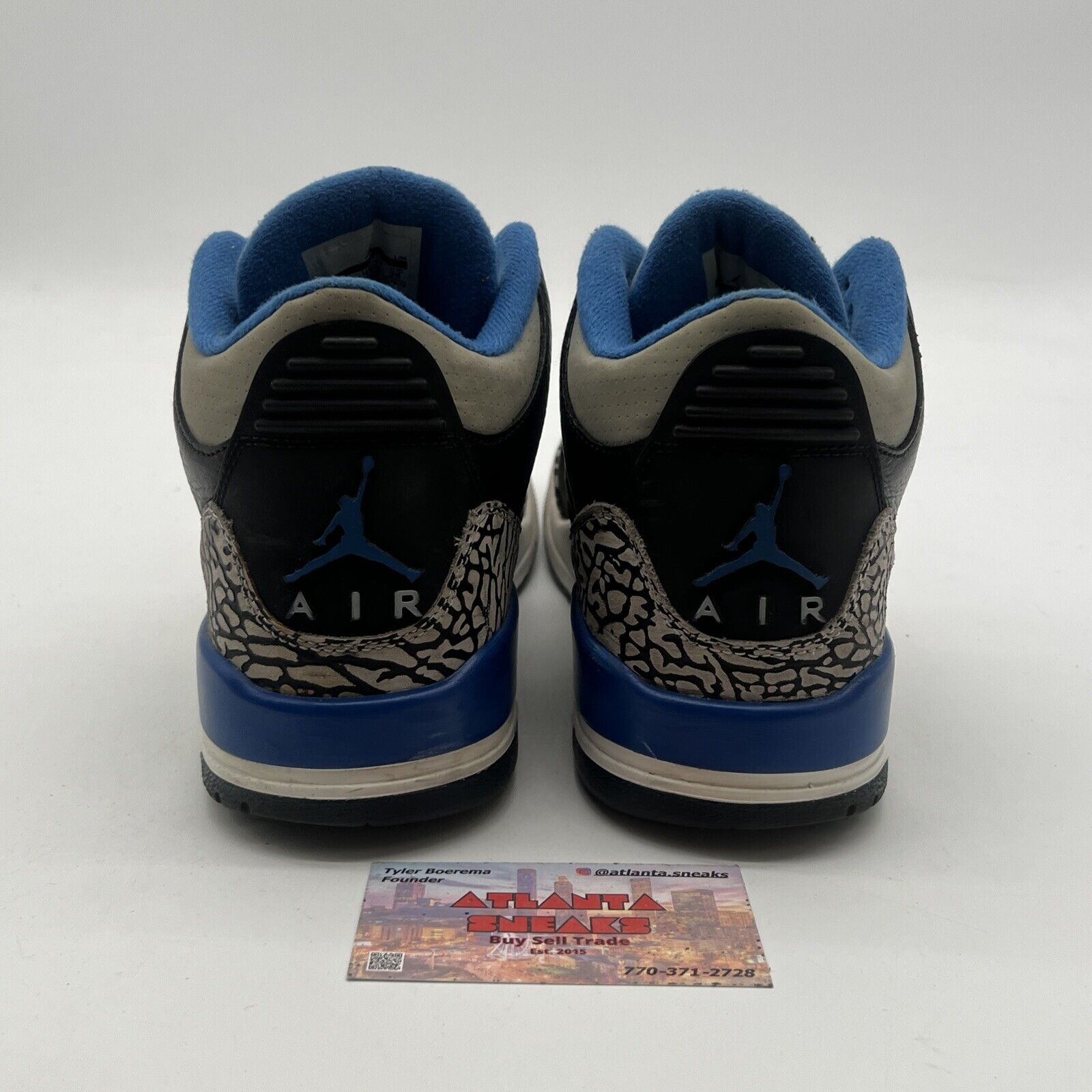 Size 8 - Air Jordan 3 Retro Sport Blue (136064-007)