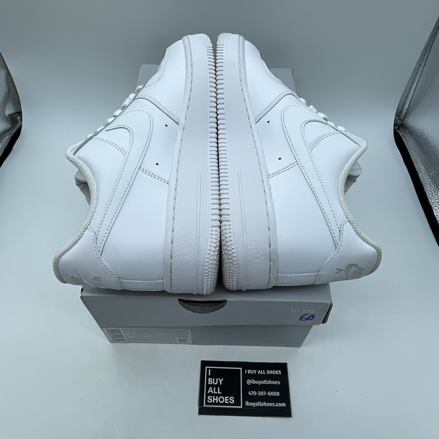 Size 8.5 - Nike Air Force 1 '07 Low Triple White (CW2288-111)