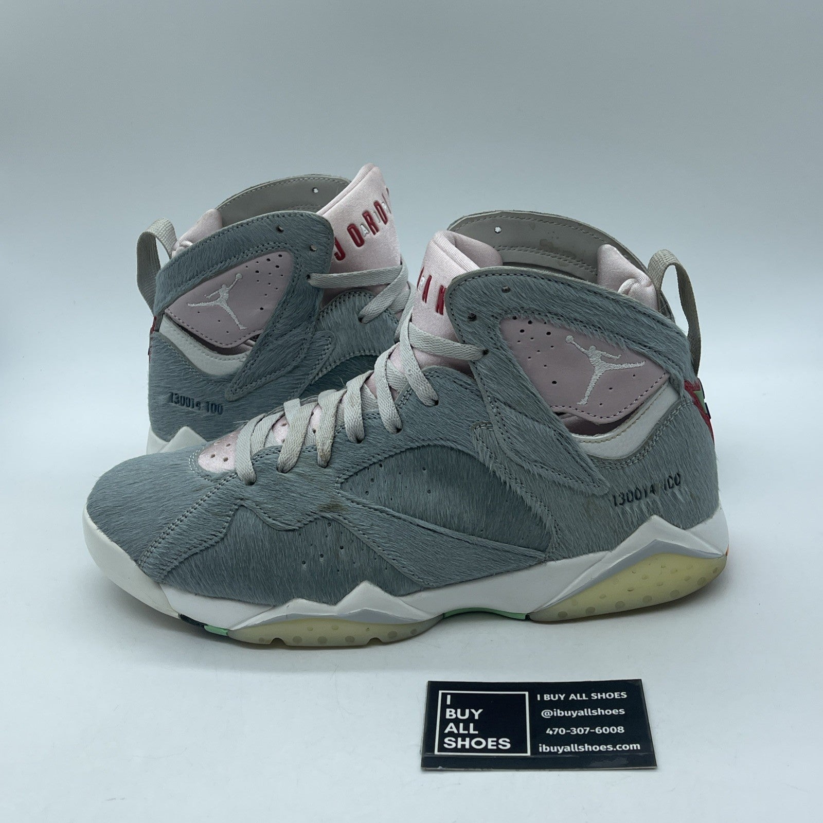 Size 10.5 - Air Jordan 7 Retro SE Hare 2.0 Grey Pink Suede (CT8528-002)