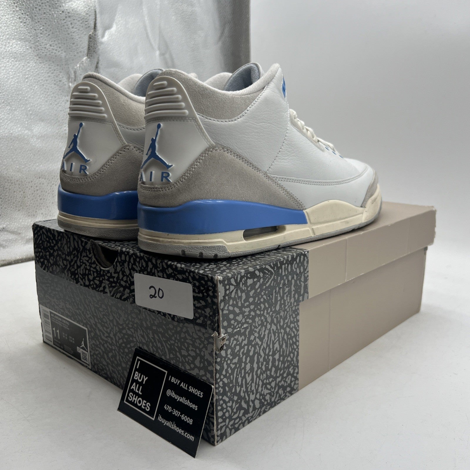 Size 11 - Air Jordan 3 Retro Lucky Shorts (CT8532-101)