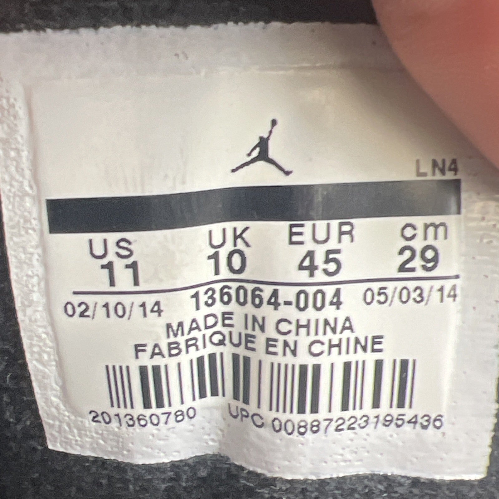 Size 11 - Air Jordan 3 Retro Wolf Grey (136064-004)