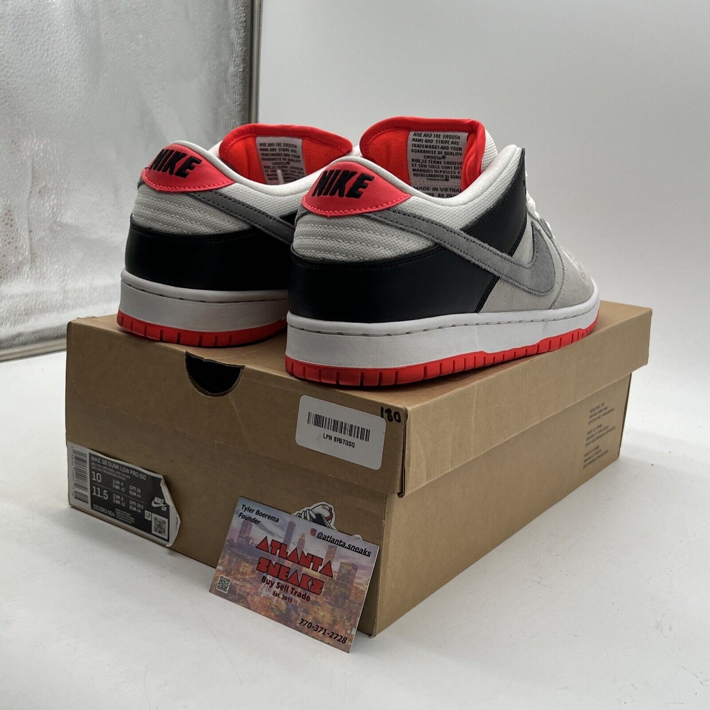 Size 10 - Nike Dunk SB Low AM90 Infrared (CD2563-004)