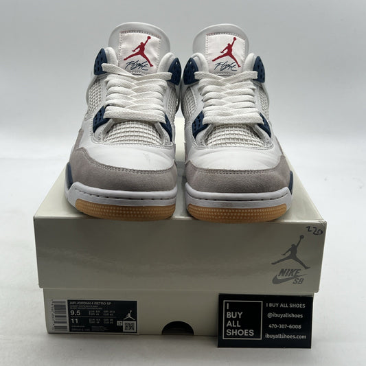 Size 9.5 - Nike SB x Air Jordan 4 Retro SP Navy (DR5415-100)