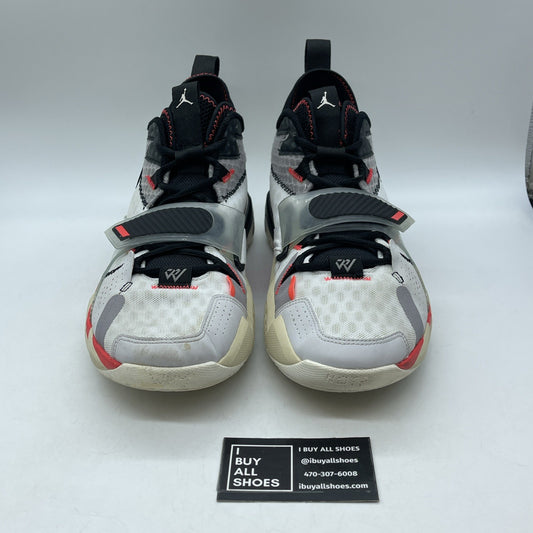 Size 13 - Jordan Why Not Zer0.3 UNITE White Black Suede Leather (CD3003-101)