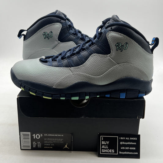 Size 10.5 - Air Jordan 10 Retro Rio (310805-019)