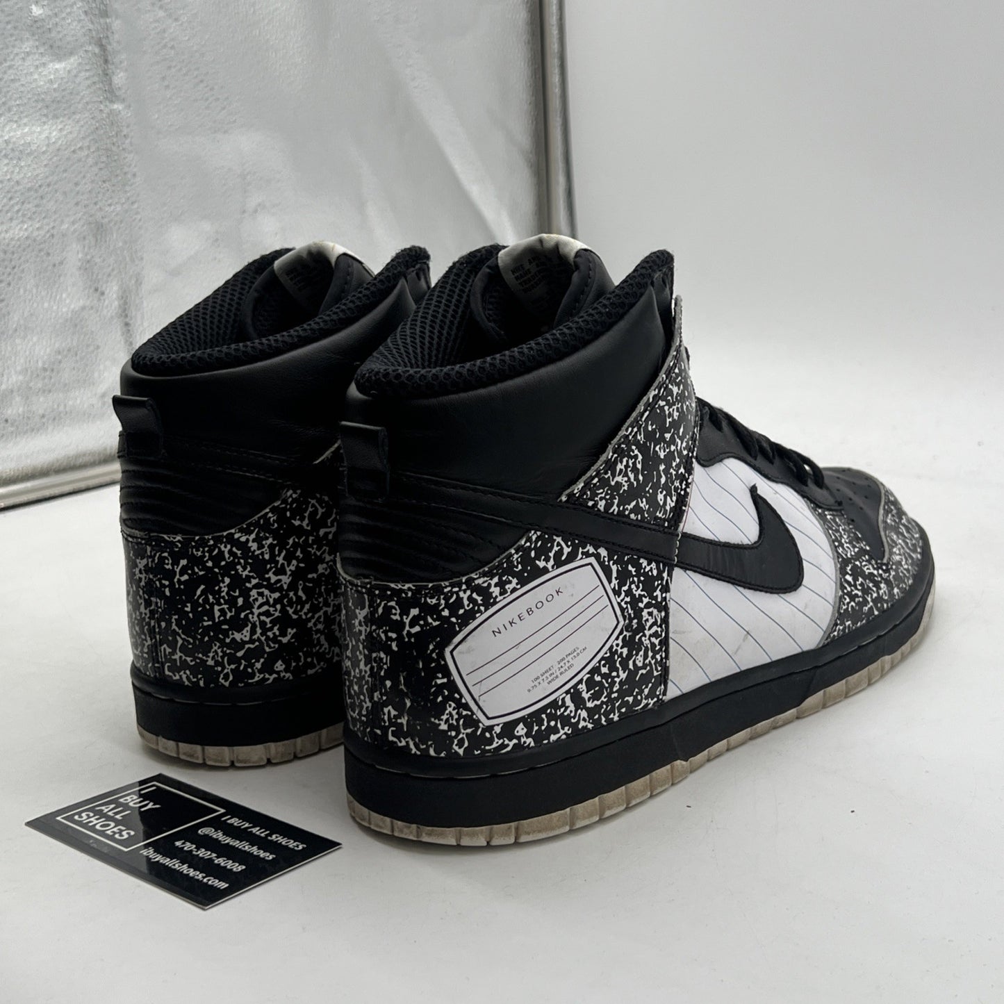 Size 11.5 - Nike Dunk Premium High Nikebook (316923-101)