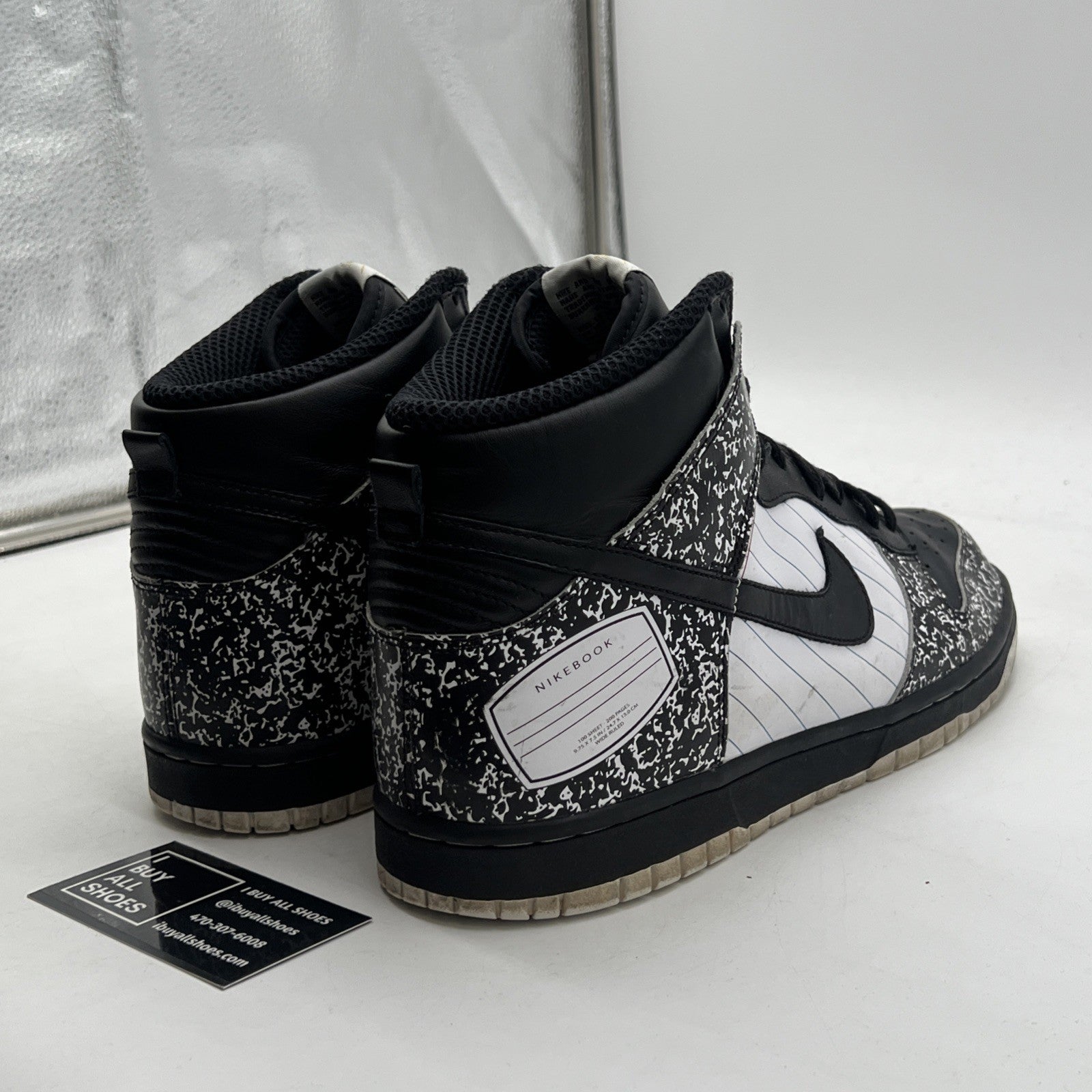 Size 11.5 - Nike Dunk Premium High Nikebook (316923-101)