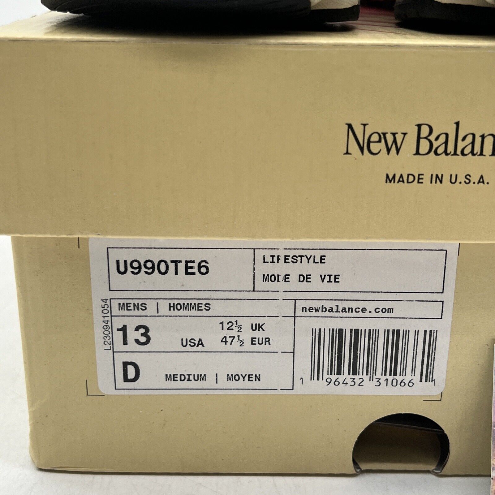 Size 13 - New Balance Teddy Santis x 990v6 Made in USA Sulphur (U990TE6)