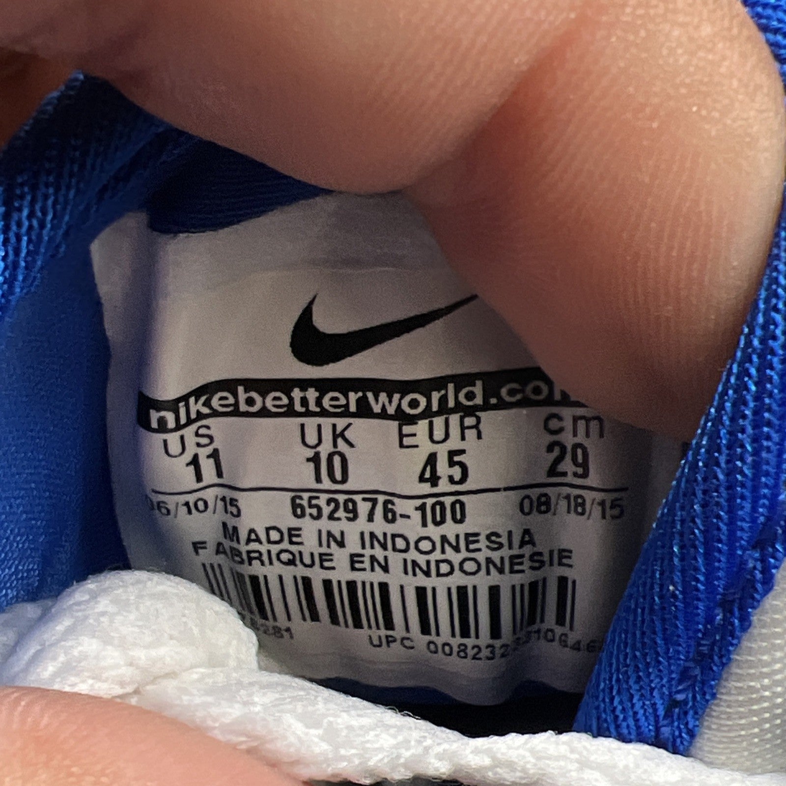Size 11 - Nike Air Max ST White Grey Mango (652976-100)
