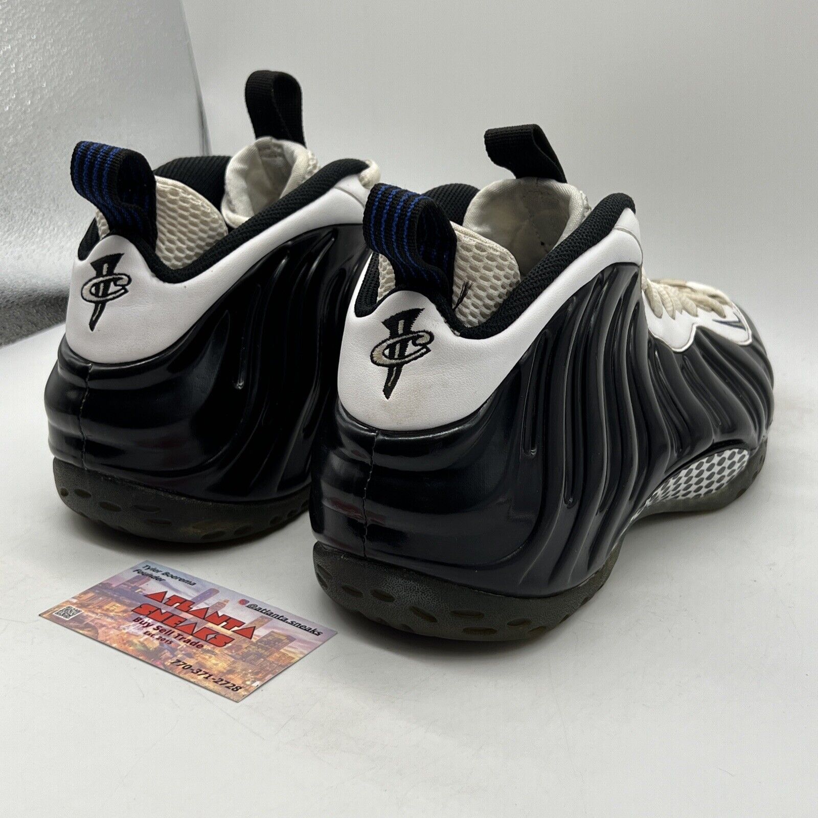 Size 12 - Nike Air Foamposite One Concord Black White (314996-005)