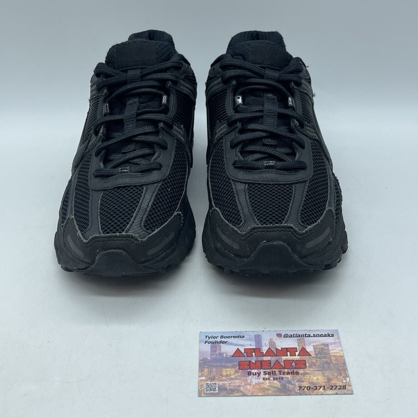 Size 8.5 - Nike Air Zoom Vomero 5 Triple Black Suede Leather (BV1358-003)