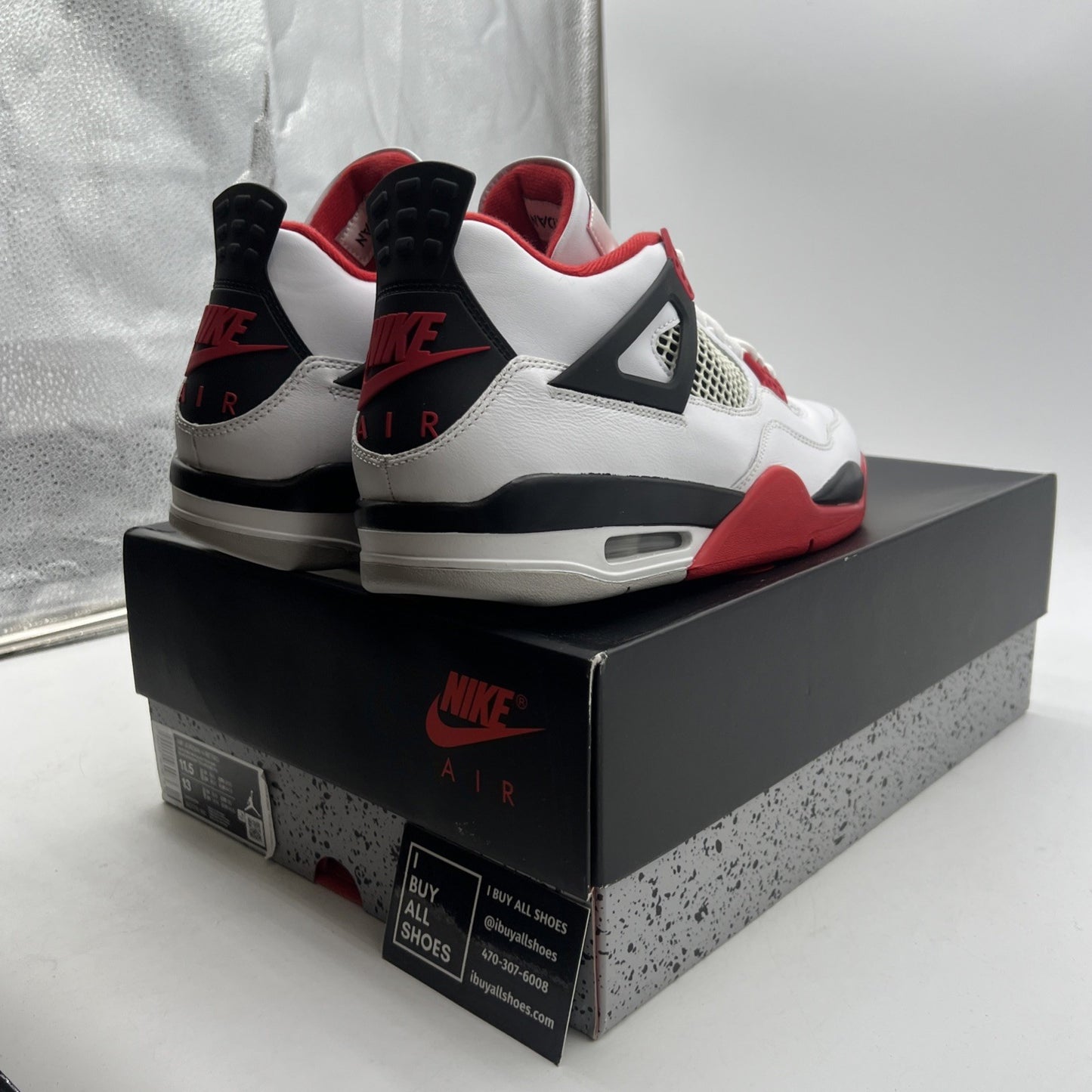 Size 11.5 - Air Jordan 4 Retro OG Mid Fire Red (DC7770-160)