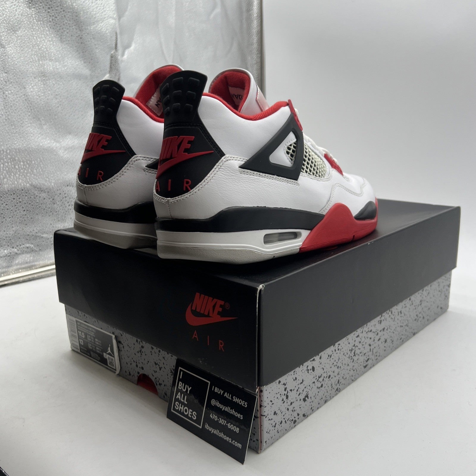 Size 11.5 - Air Jordan 4 Retro OG Mid Fire Red (DC7770-160)