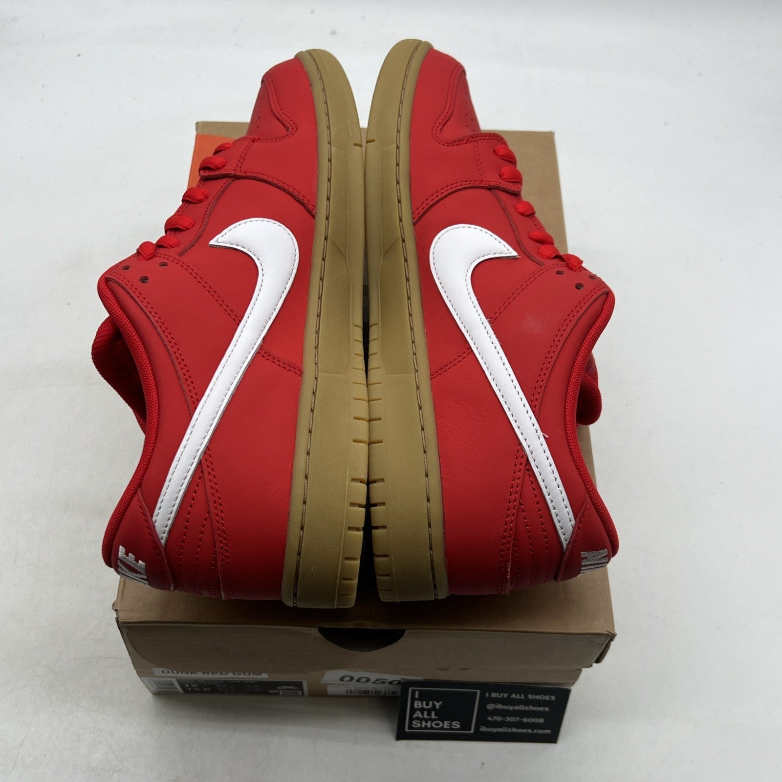Size 12 - Nike SB Dunk Low Pro University Red Gum Sneakers 2024 (FJ1674-600)