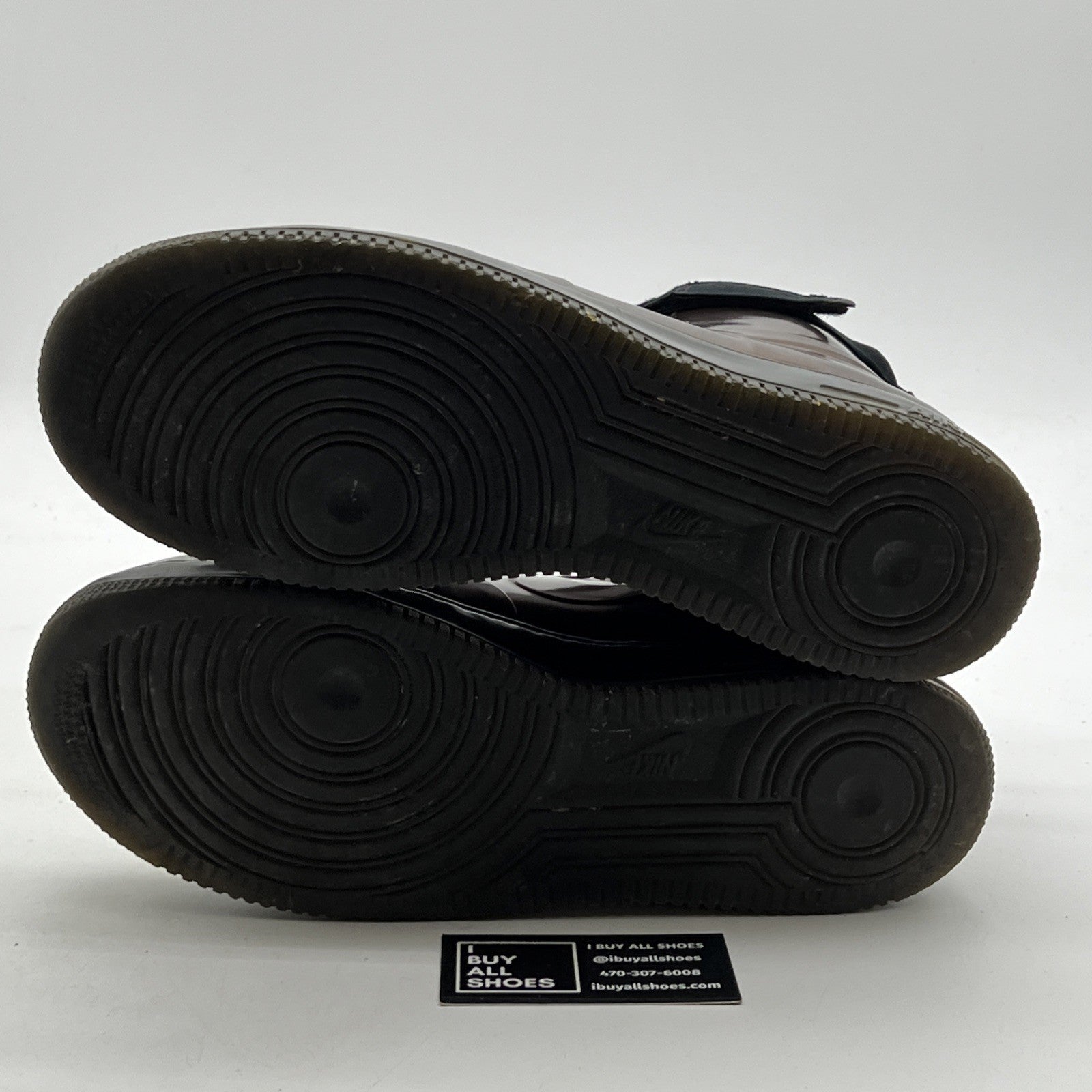 Size 10.5 - Nike Air Force 1 Foamposite Bhm Qs Black History Month (586582-800)
