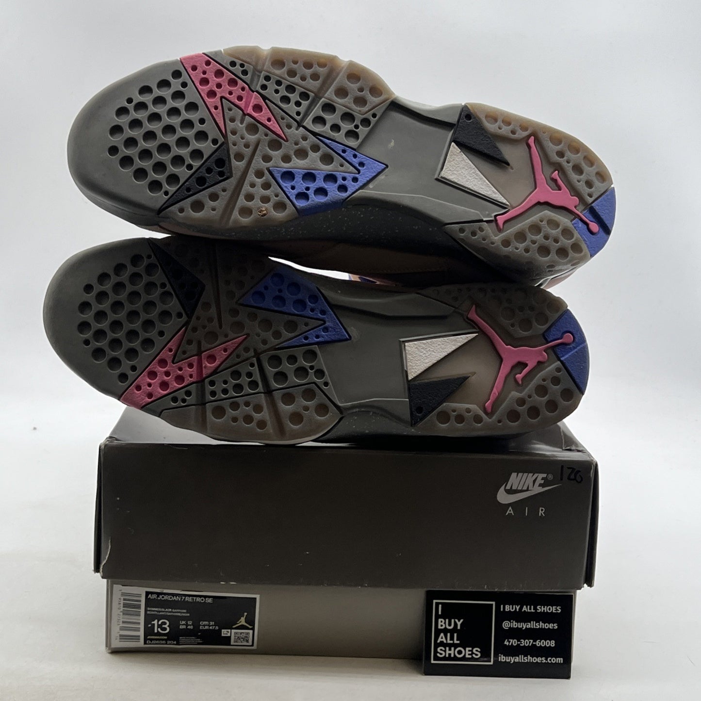 Size 13 - Air Jordan 7 Retro SE Sapphire (DJ2636-204)