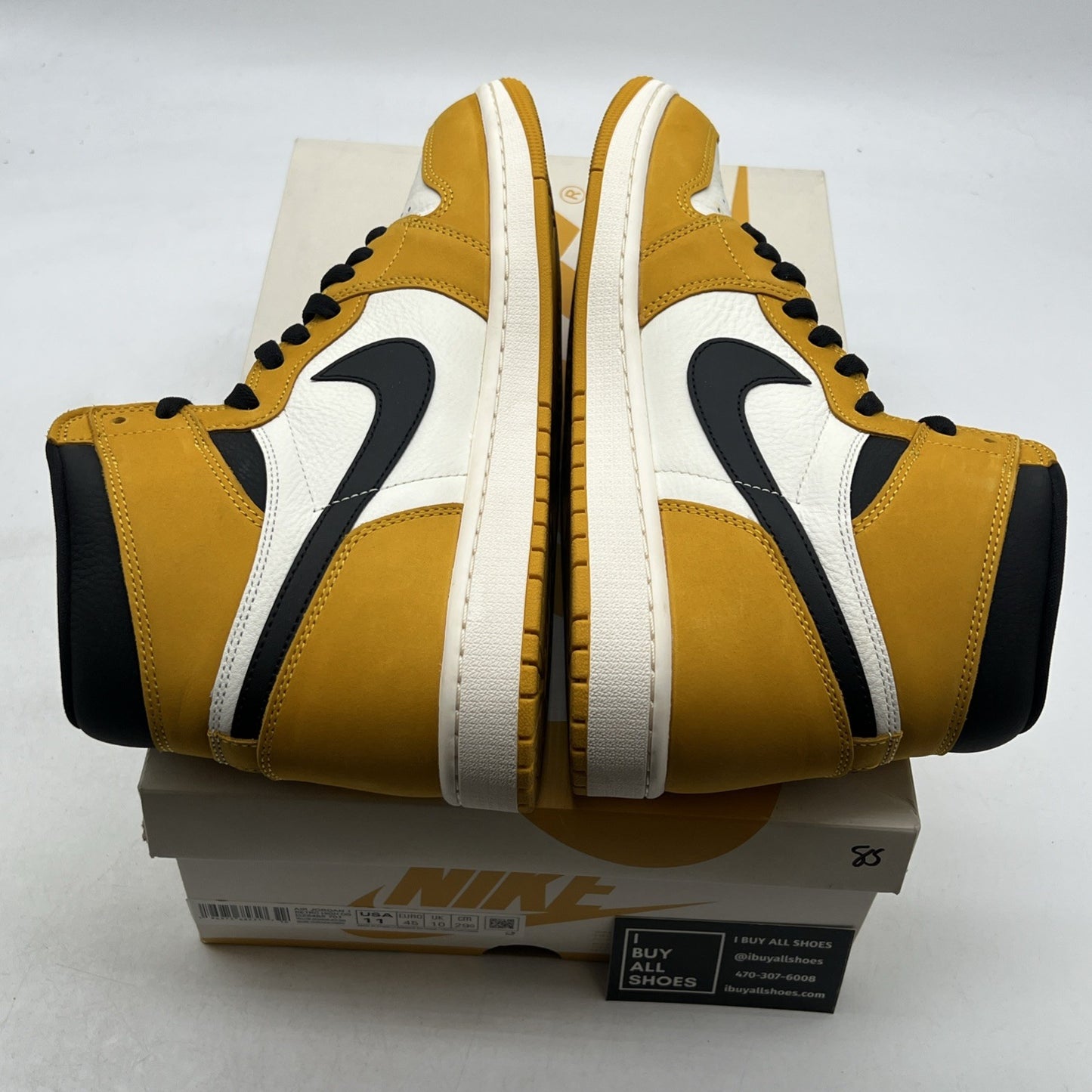 Size 11 - Air Jordan 1 Retro OG High Yellow Ochre (DZ5485-701)