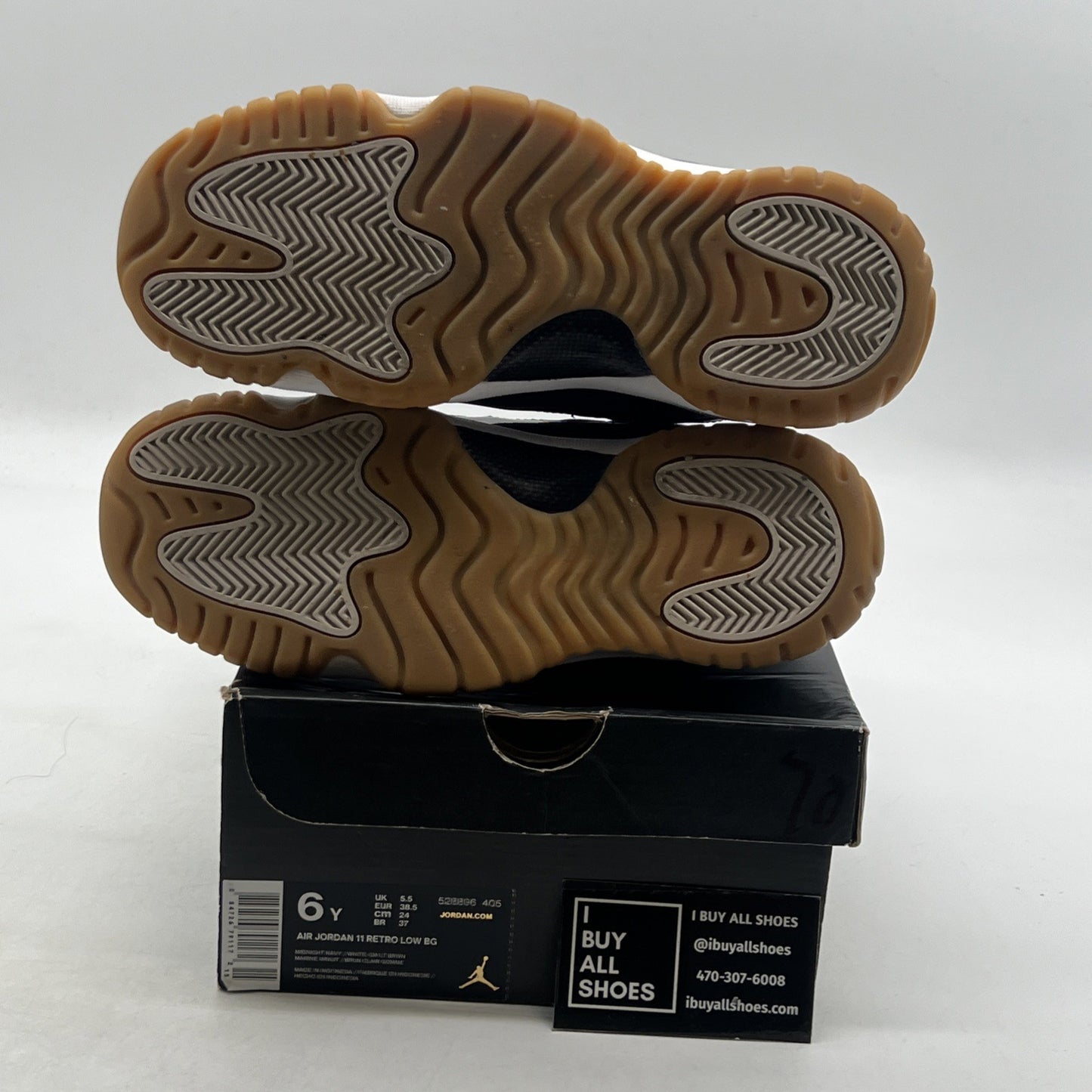 Size 6Y - Air Jordan 11 Retro Mid Navy Gum (528896-405)