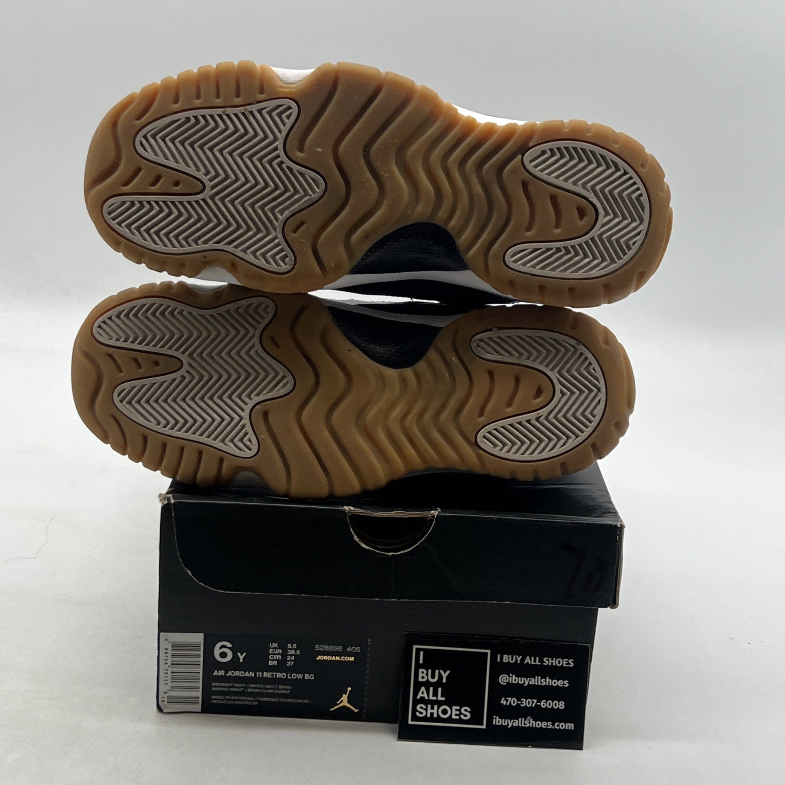 Size 6Y - Air Jordan 11 Retro Mid Navy Gum (528896-405)