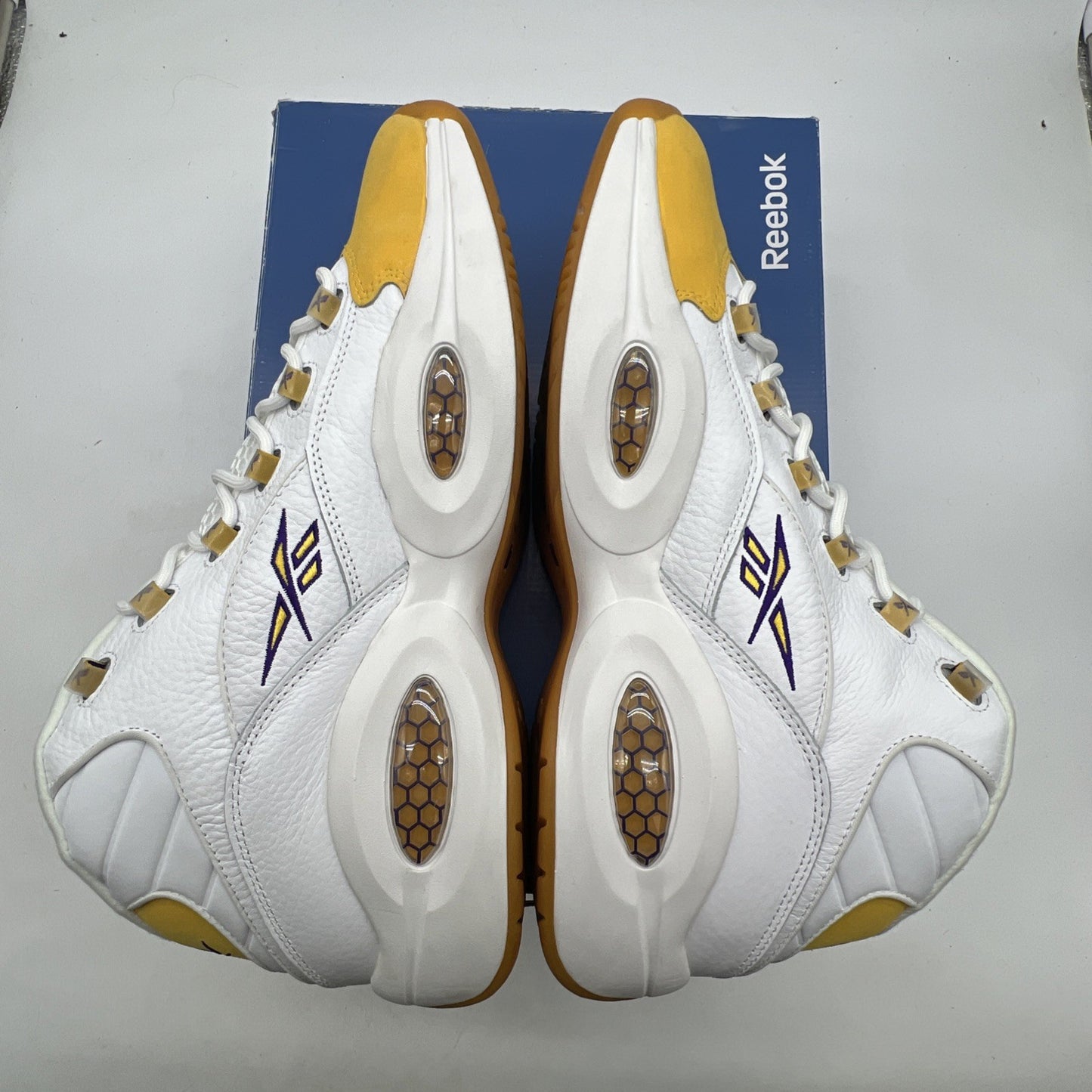 Size 14 - Reebok Question Mid Yellow Toe (FX4278)
