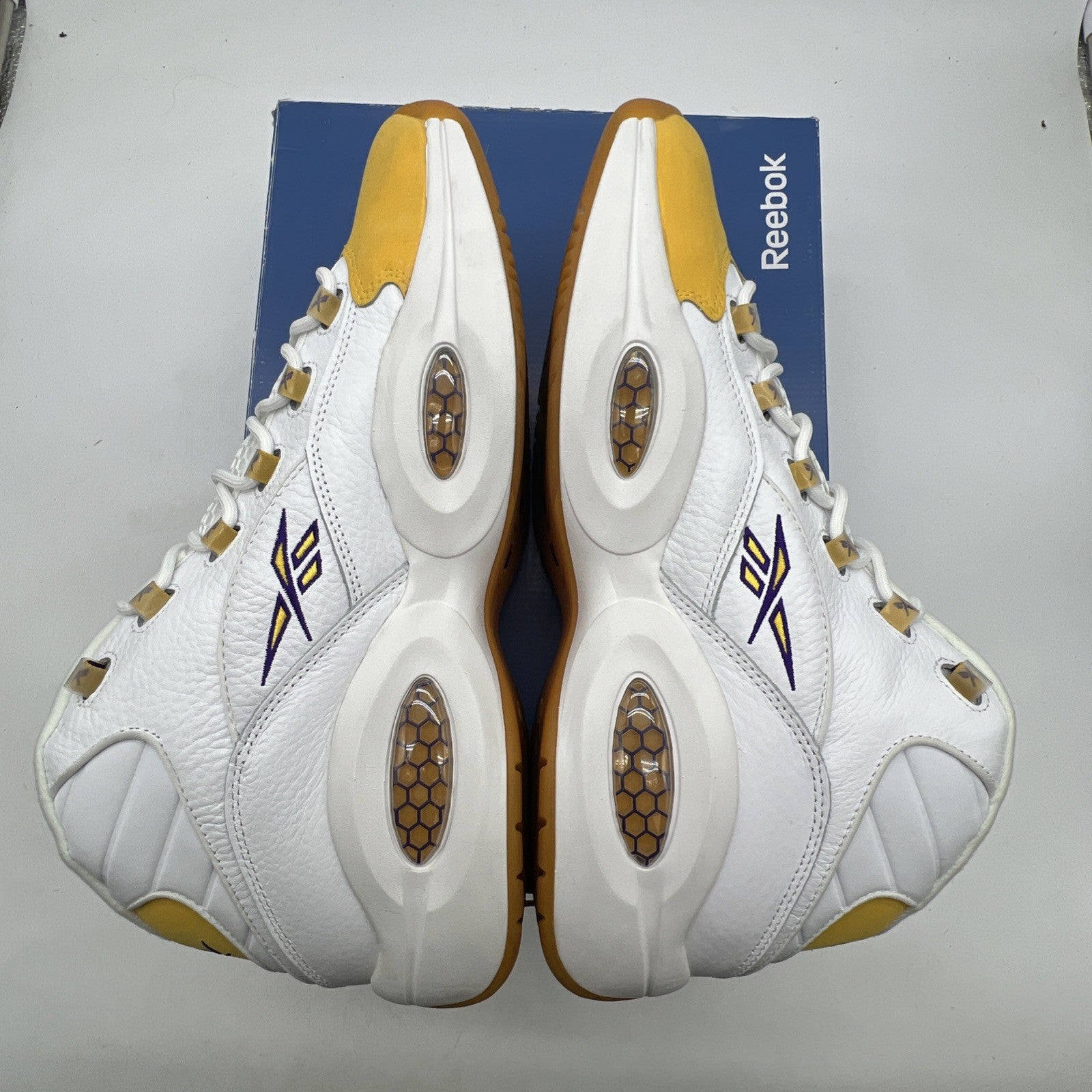 Size 14 - Reebok Question Mid Yellow Toe (FX4278)