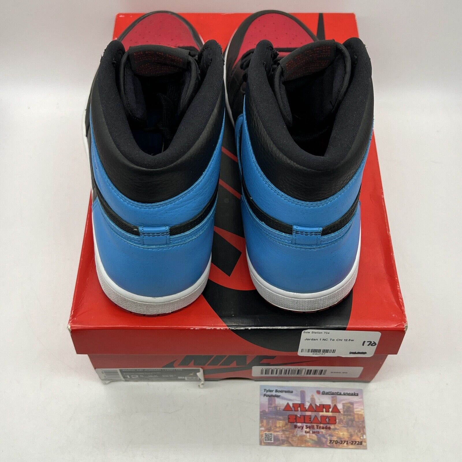 Size 12.5 - Jordan 1 High OG UNC To Chicago 2020 Red Black Leather (CD0461-046)