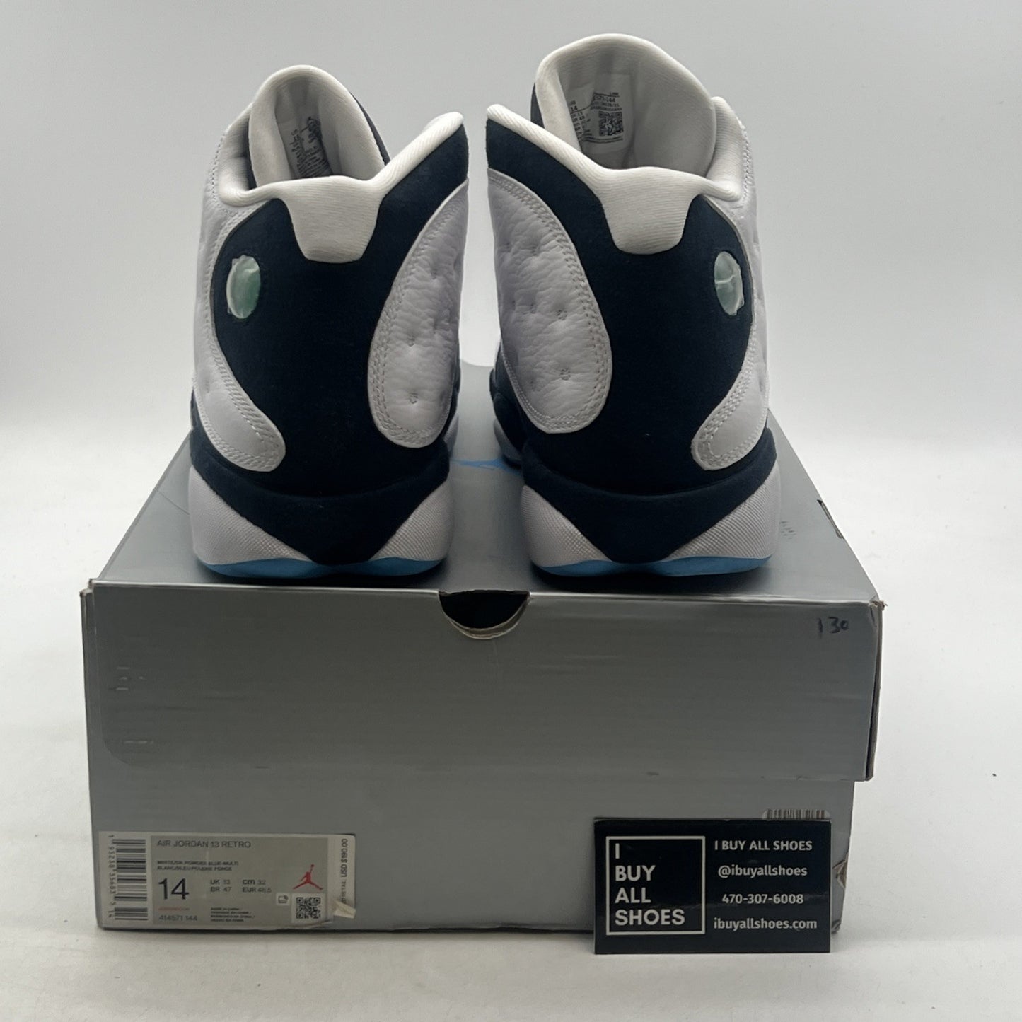 Size 14 - Air Jordan 13 Retro Obsidian (414571-144)