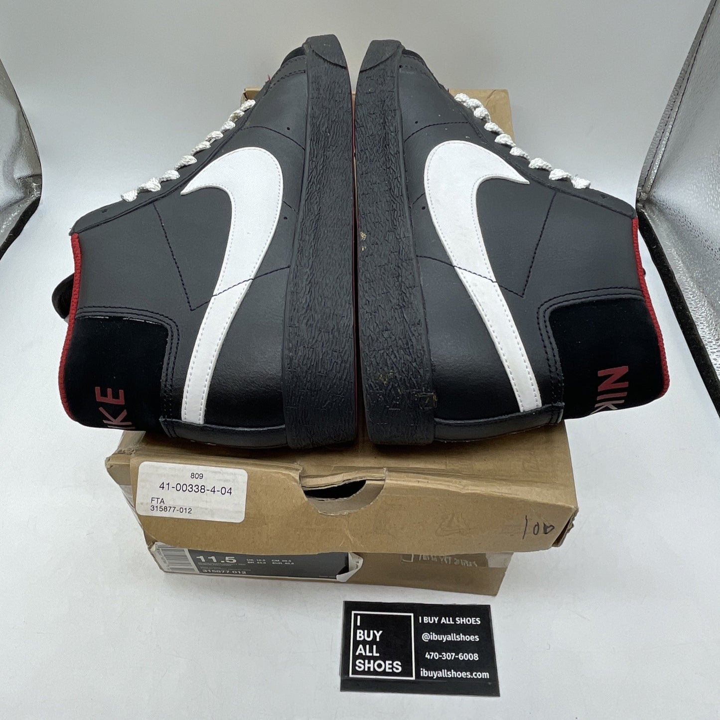Size 11.5 - Nike Blazer High Black (315877-012)