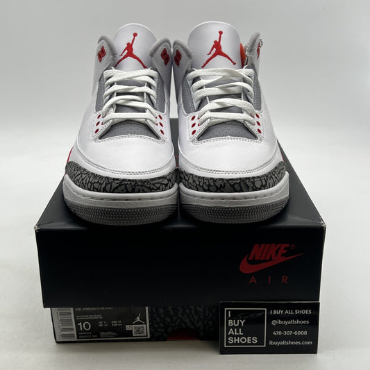 Size 10 - Air Jordan 3 Retro Mid Fire Red (DN3707-160)