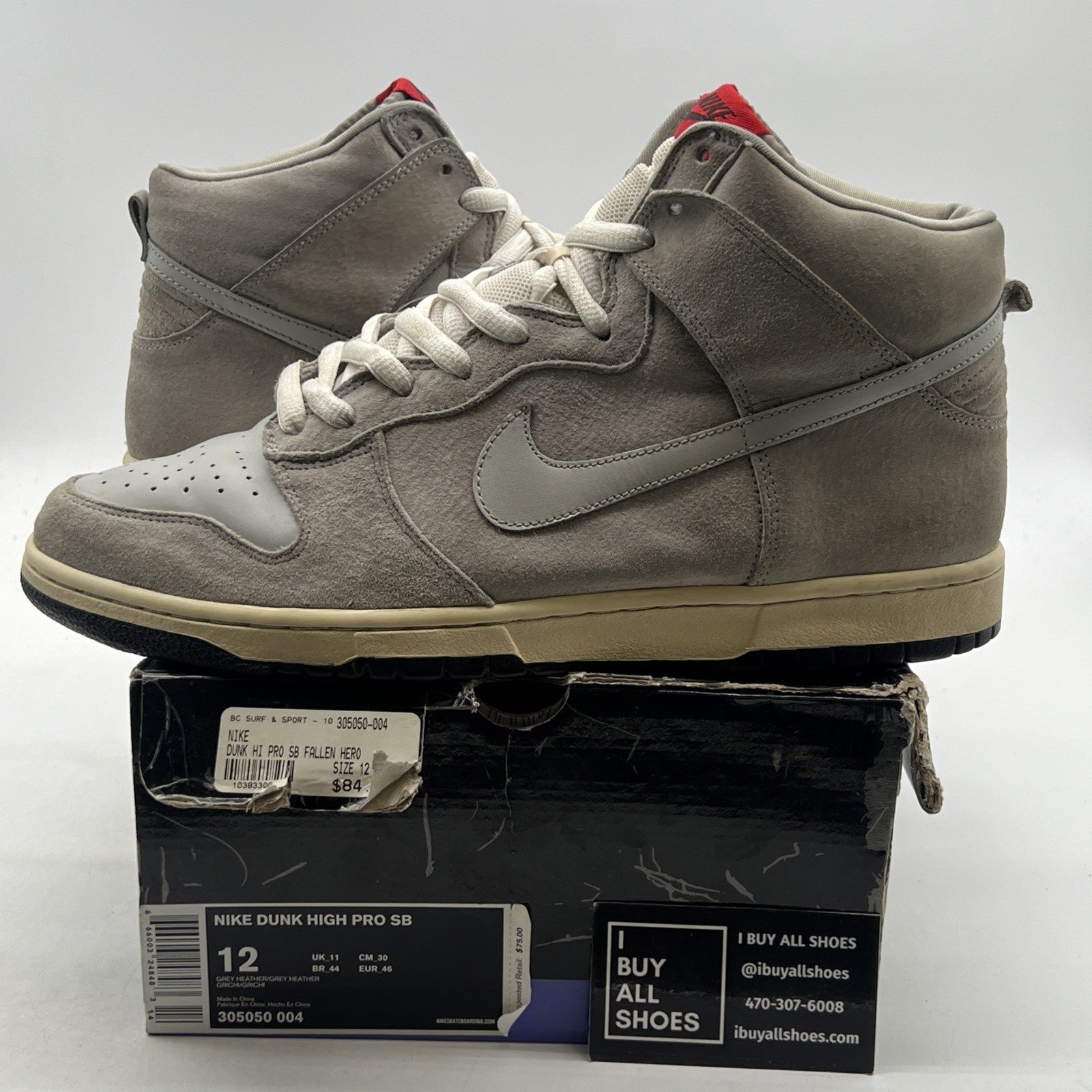 Size 12 - Nike Dunk Pro SB High Pee Wee Herman (305050-004)