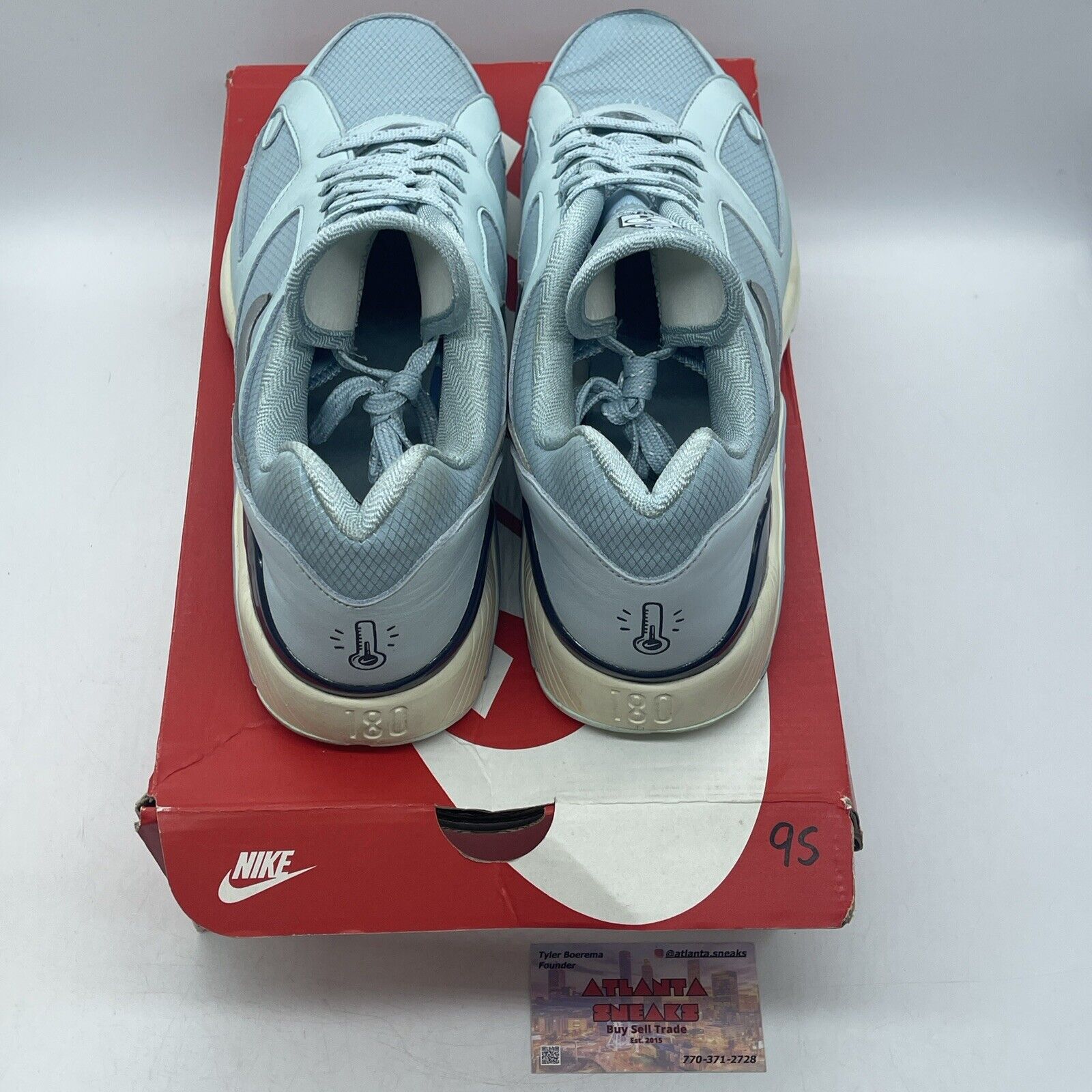 Size 12.5 - Nike Air Max 180 Ice - AV3734-400 Blue Gray (AV3734-400)