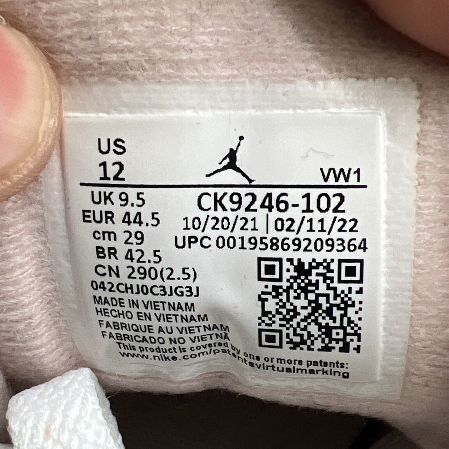 Size 12W - Air Jordan 3 Retro Neapolitan Mocha Pink White Brown (CK9246-102)