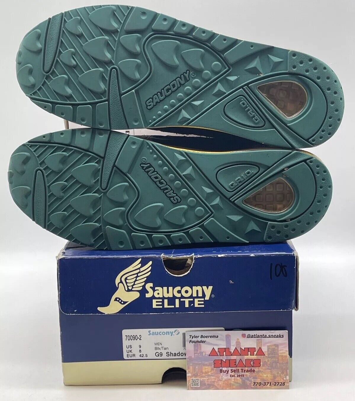 Size 9 - Saucony Bodega x G9 Shadow 5 Tiger Camo Multi (70090-2)