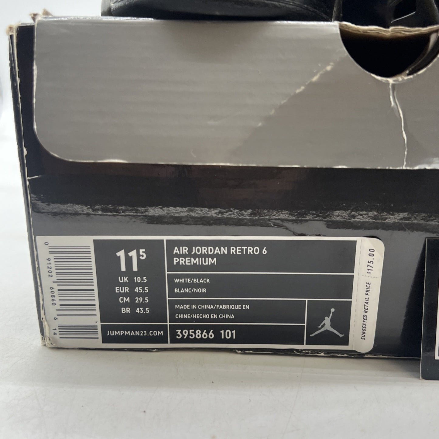 Size 11.5 - Air Jordan 6 Retro Premium Motorsports (305866-101)