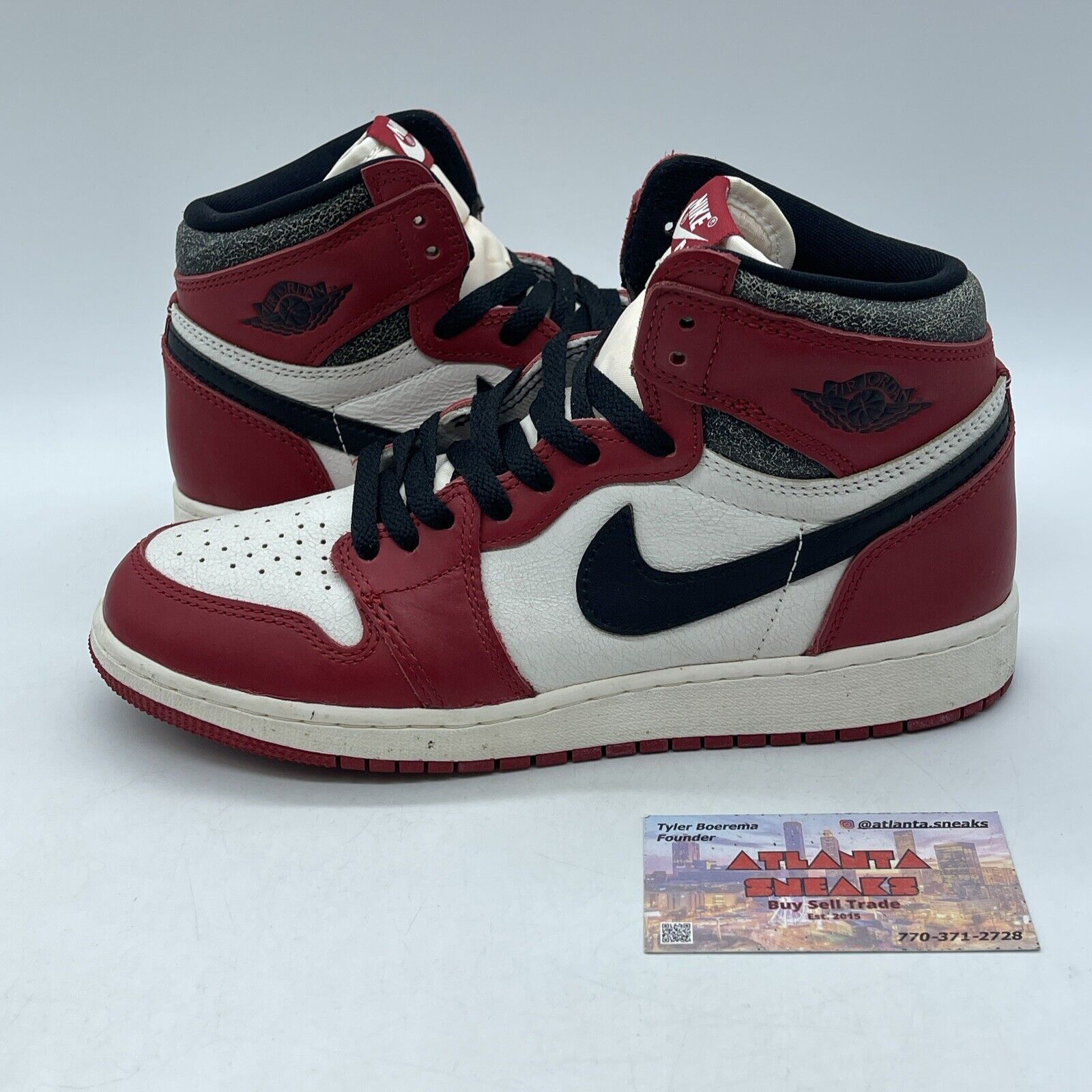 Size 6.5 (GS) - Jordan 1 Retro OG High Chicago Lost & Found Leather (FD1437-612)