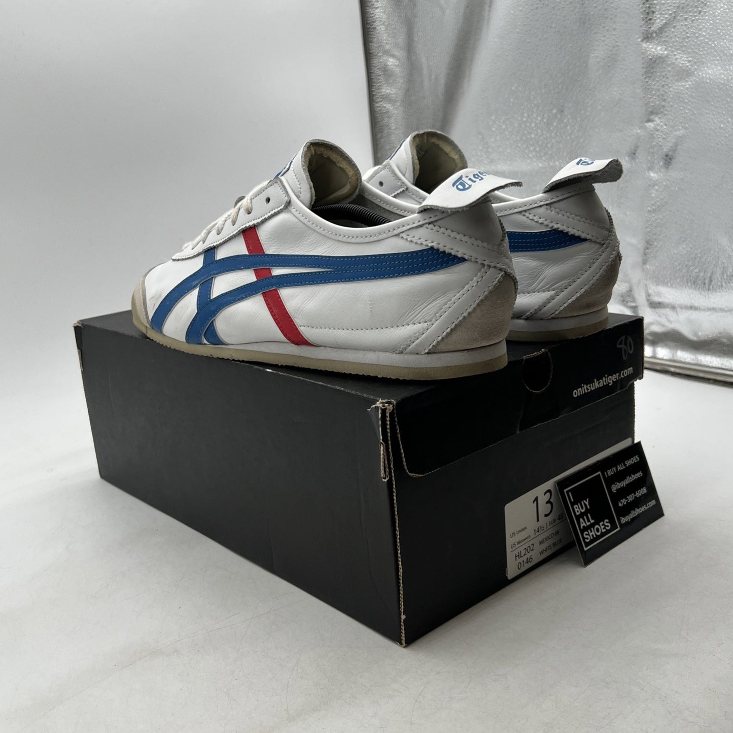 Size 13 - Asics Onitsuka Tiger Mexico 66 Sneakers White US (HL202)
