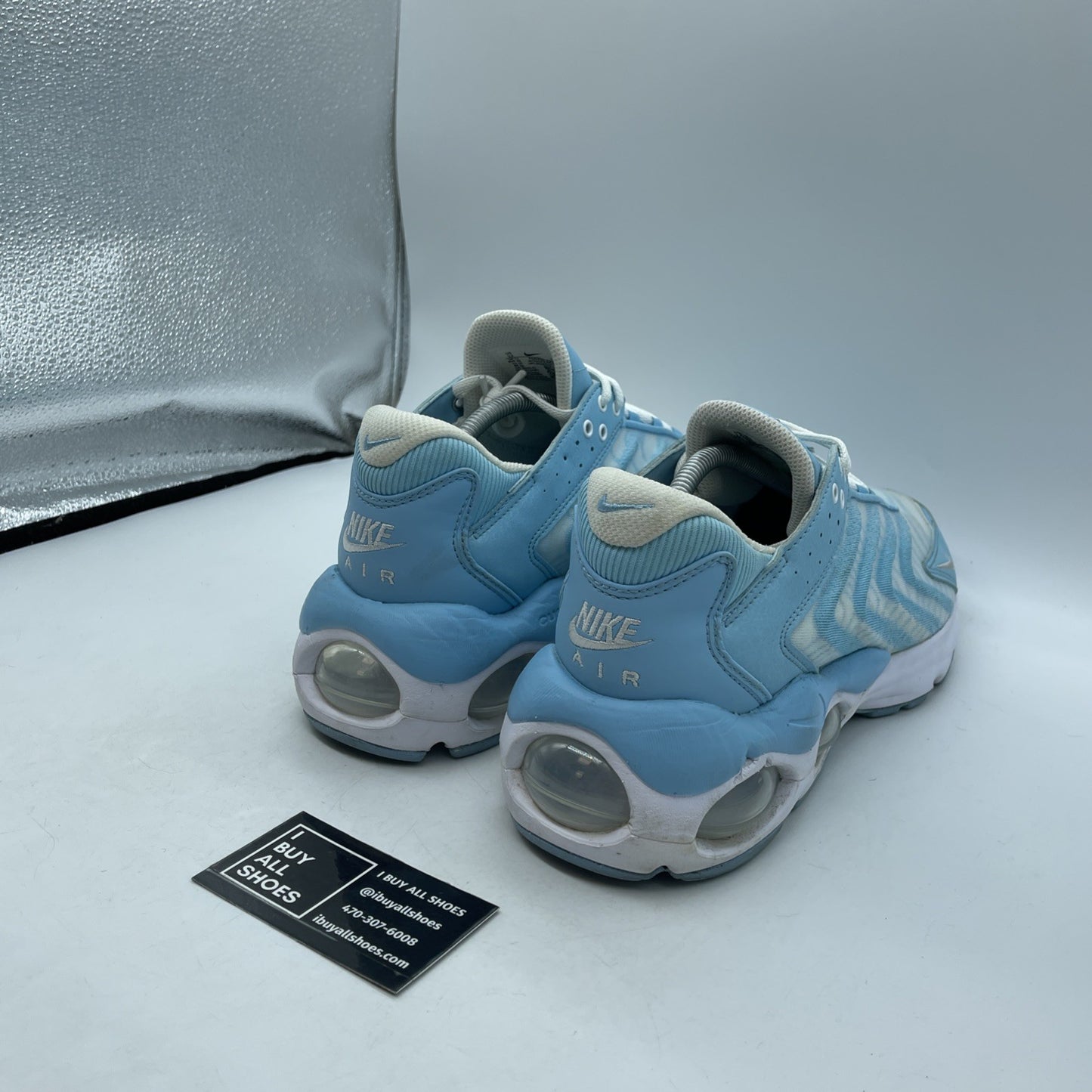 Size 12 - Nike Air Max TW Ocean Bliss Blue White Leather Suede (FD0733-442)