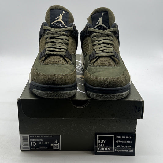 Size 10 - Air Jordan 4 SE Retro Low Craft - Olive (FB9927-200)