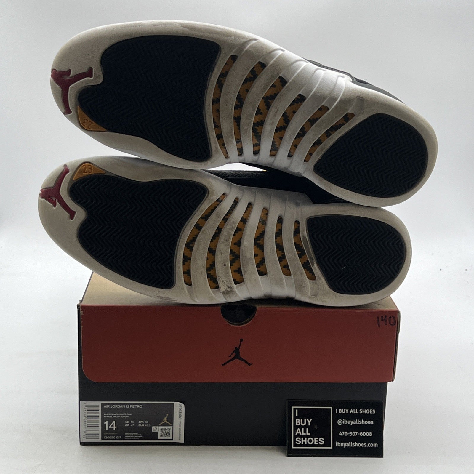 Size 14 - Air Jordan 12 Retro Reverse Taxi (130690-017)