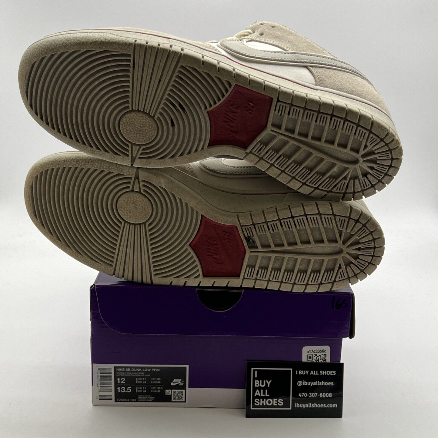 Size 12 - Nike Dunk Premium SB Low City of Love Collection - Light Bone