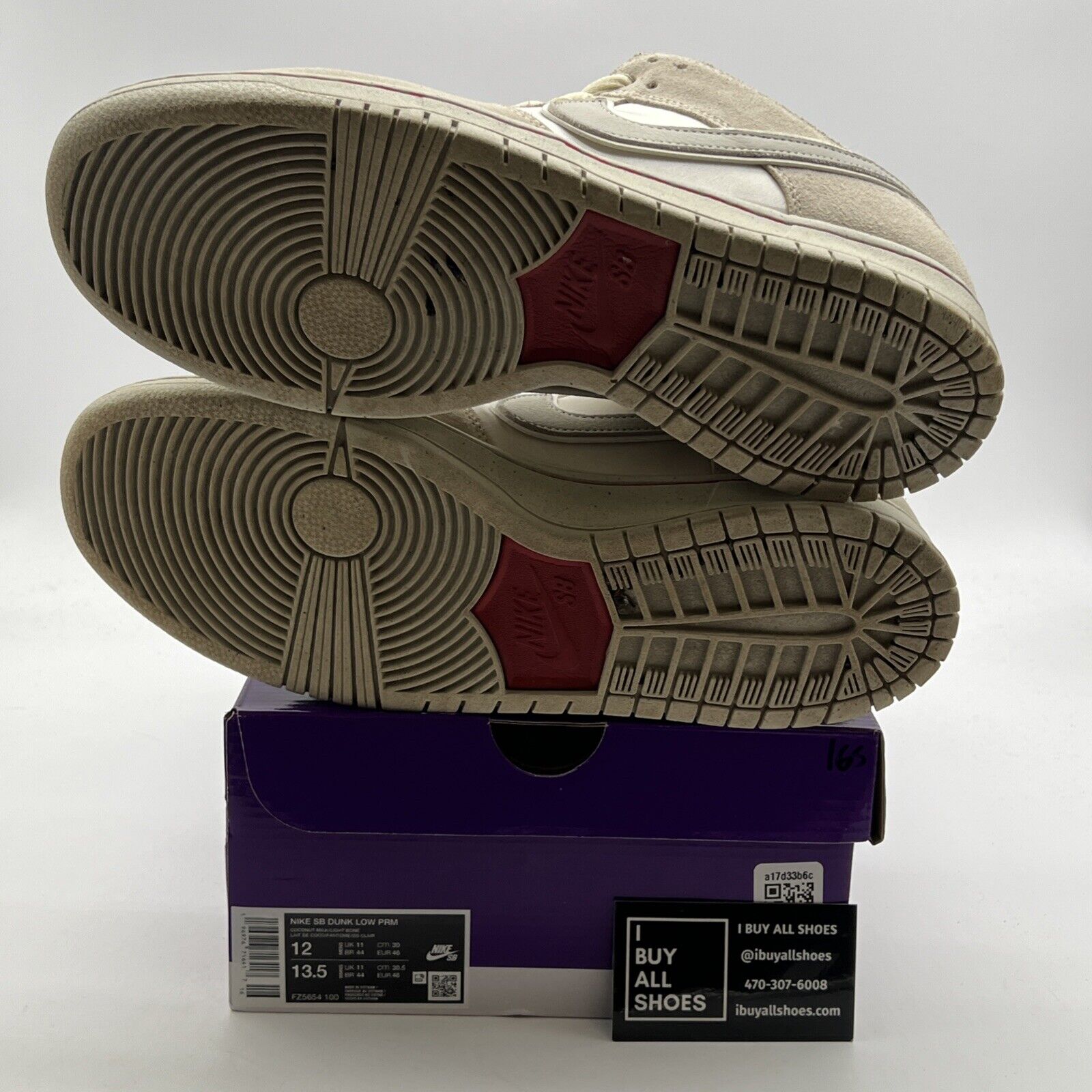 Size 12 - Nike Dunk Premium SB Low City of Love Collection - Light Bone