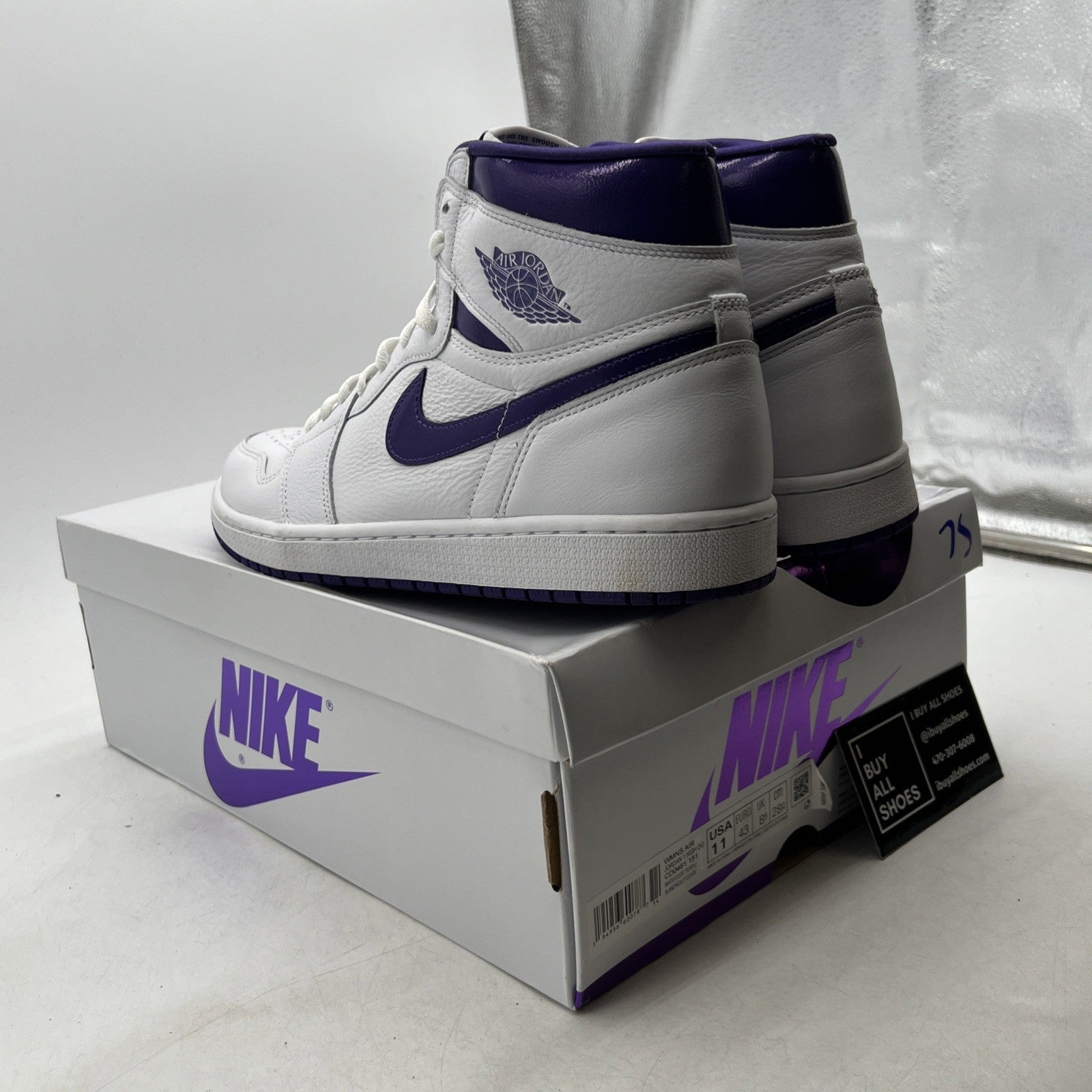 Size 11 - Air Jordan 1 OG High Court Purple W (CD0461-151)