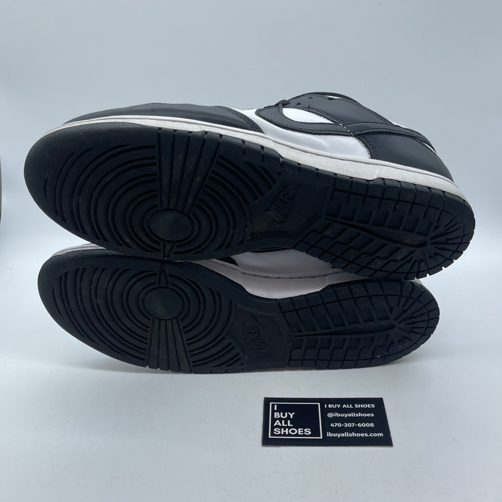 Size 11 - Nike Dunk Low Black White Leather (DD1391-100)