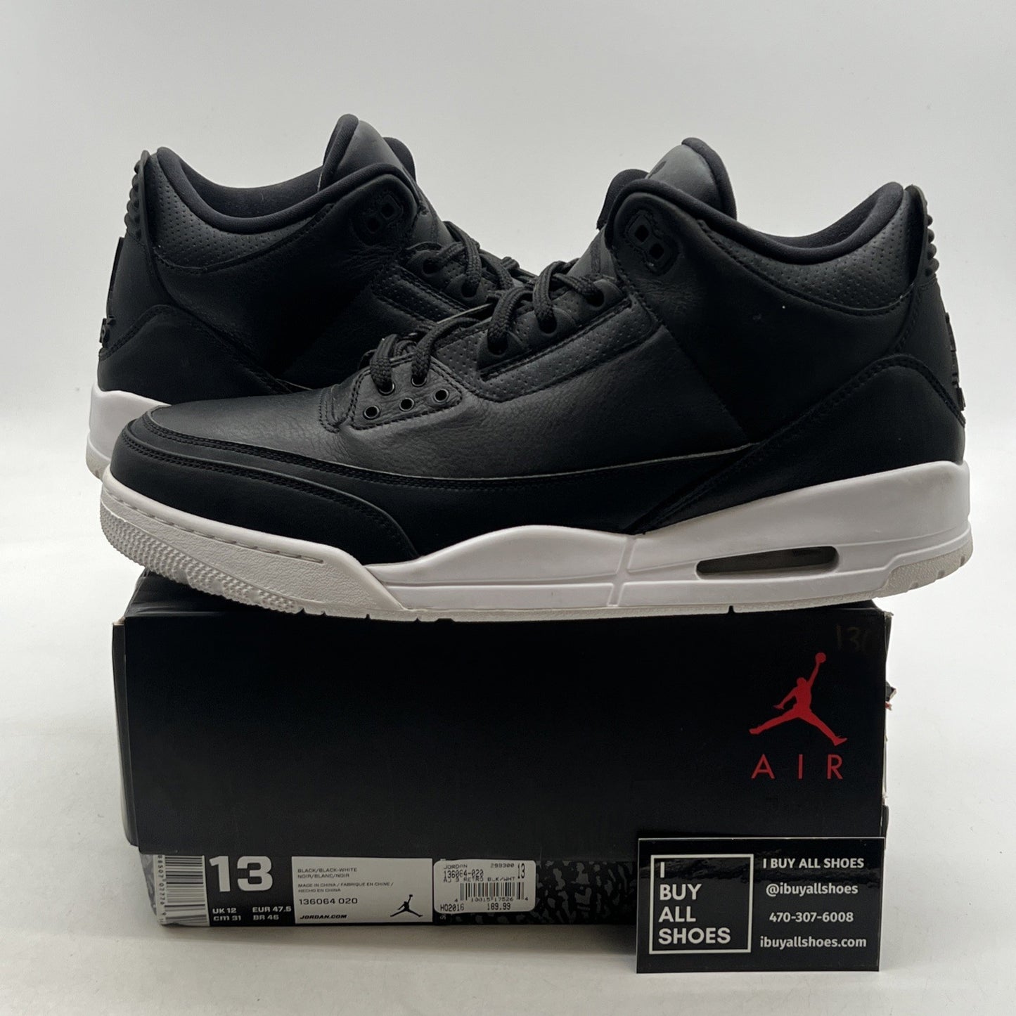 Size 13 - Air Jordan 3 Retro Cyber Monday (136064-020)