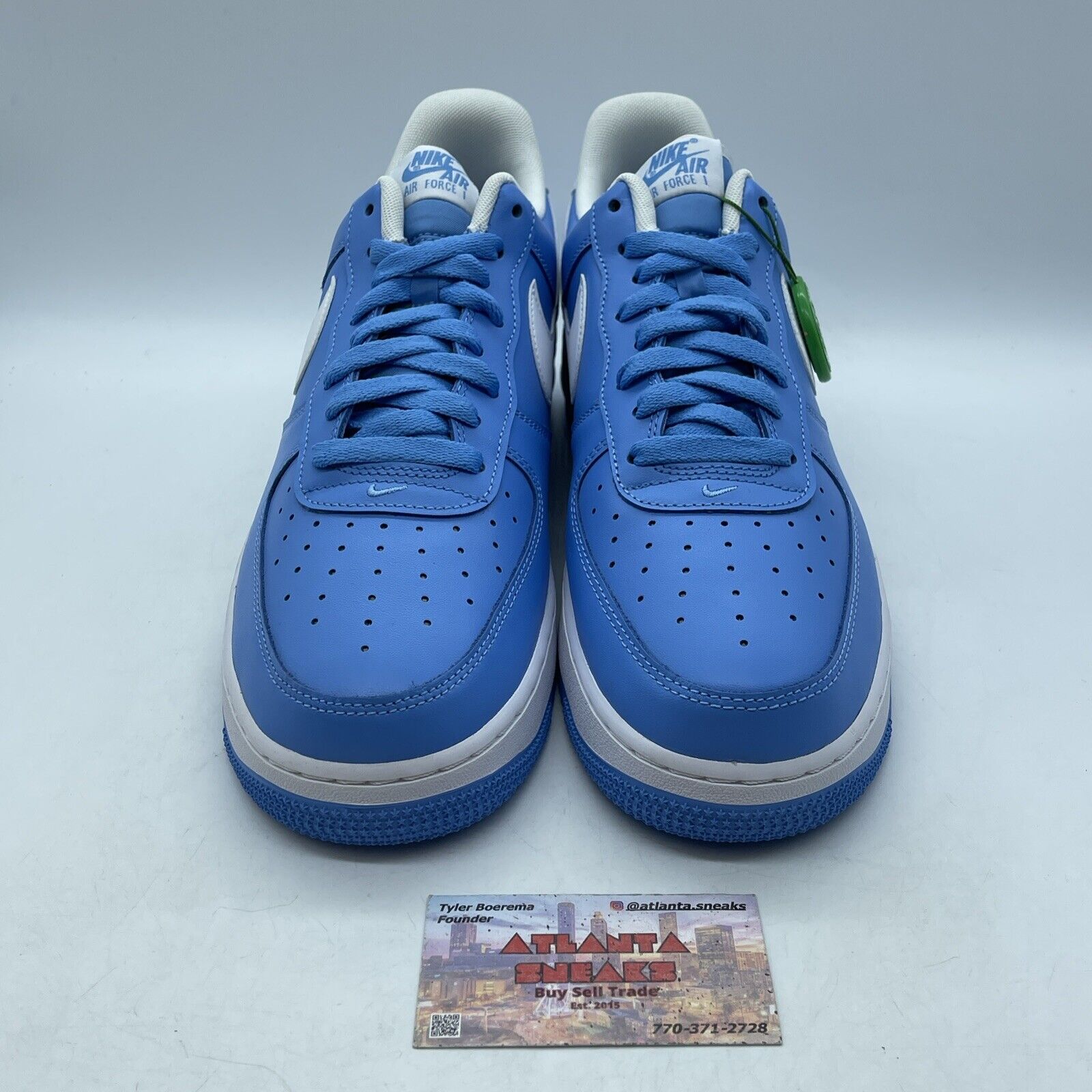 Size 12 - Air Force 1 University Blue White Leather (DC2911-400)