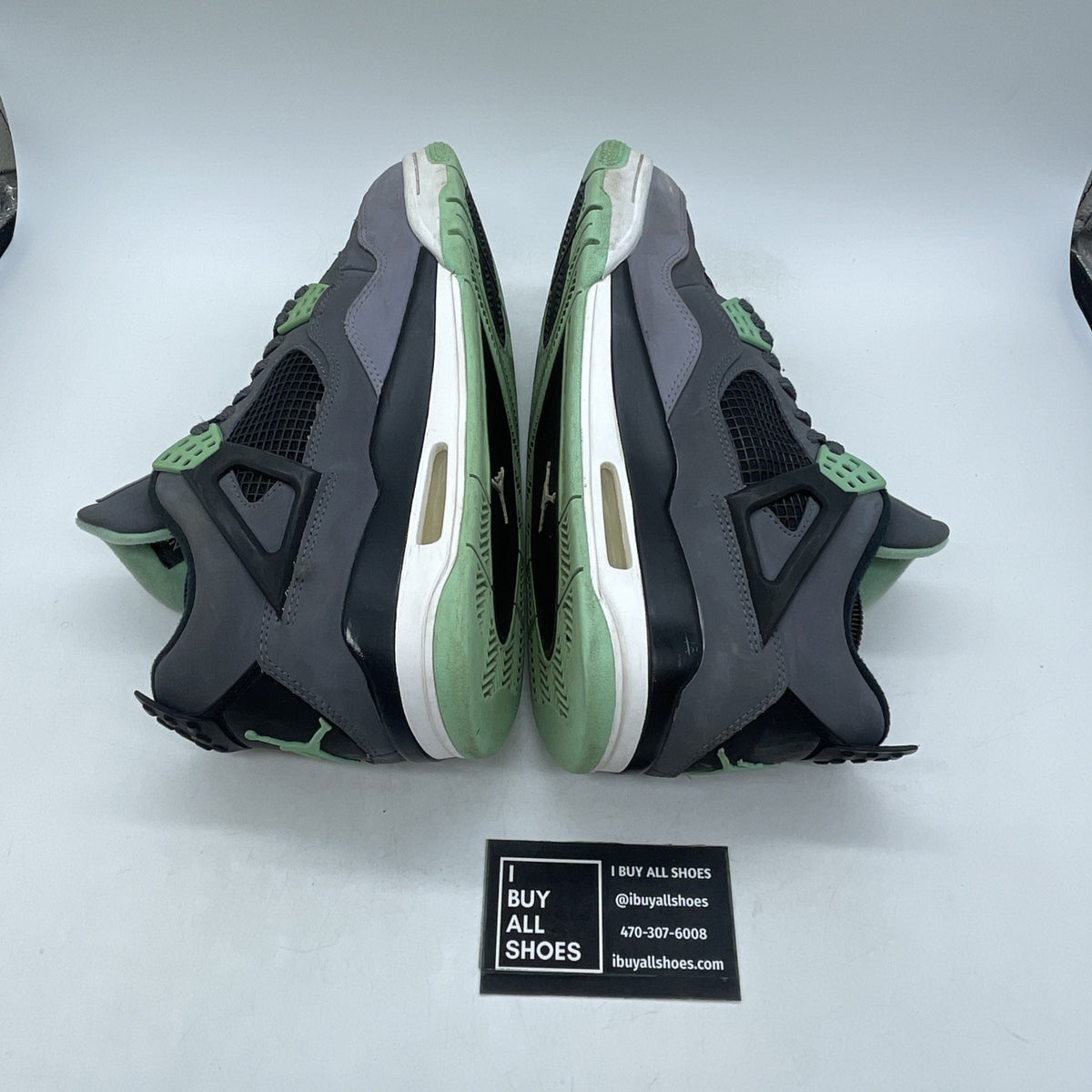 Size 8.5 - Air Jordan 4 Retro Green Glow 2013 (308497-033)