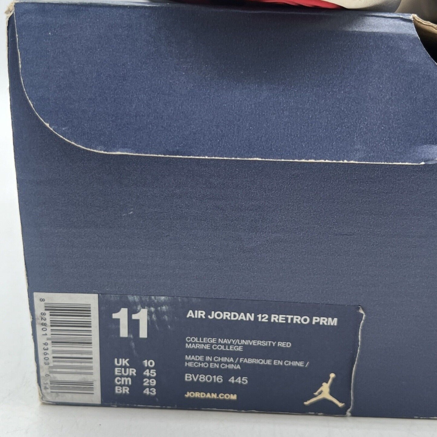 Size 11 - Air Jordan 12 Retro International Flight White Red Suede (BV8016-445)